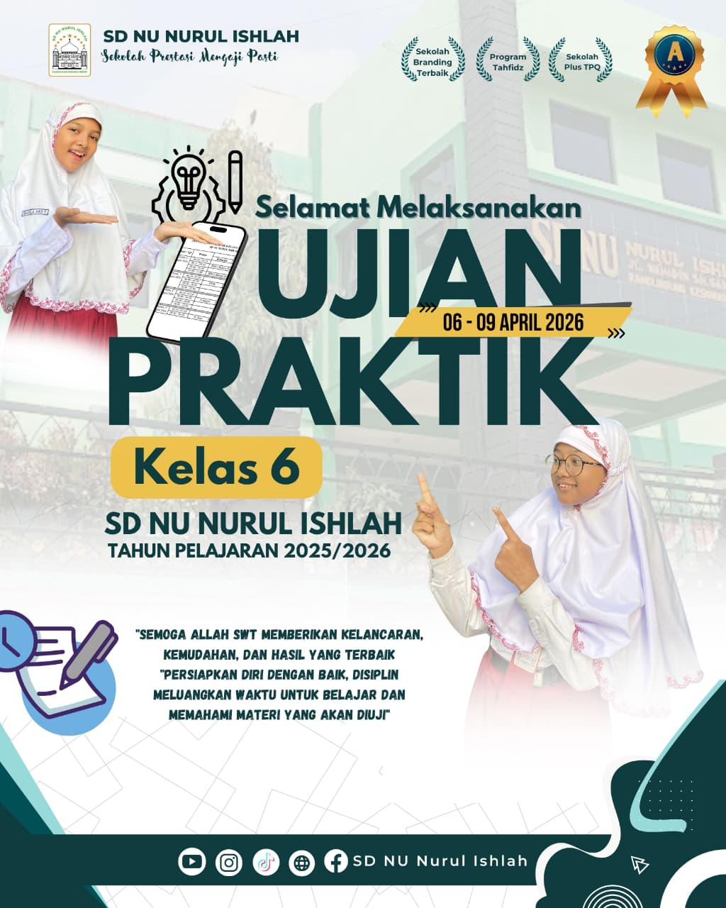 Anak-anak bermain basket